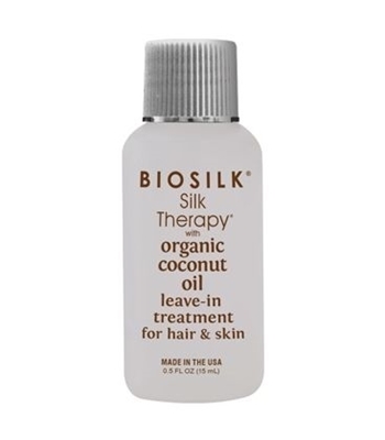 Picture of BIOSILK SILK THERAPY ORGANIC COCONUT OIL LEAVE-IN TREATMENT 15ML