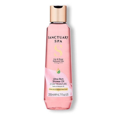 Picture of SANCTUARY SPA Lily & Rose Natural Oils Ultra Rich Shower Oil 200ml