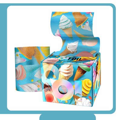 Picture of O! TOOLS ICE CREAM фольга с выраженной текстурой для окрашивания 100м
